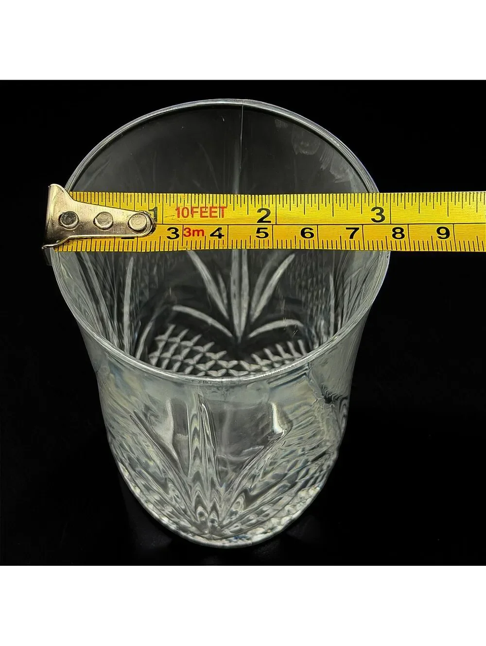 Set of 4 Cristal de Flandre Salzburg Gold Highball Glasses ~ 6